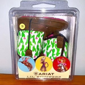 Ariat Infant Lil’ Stompers Girls Cactus Boots